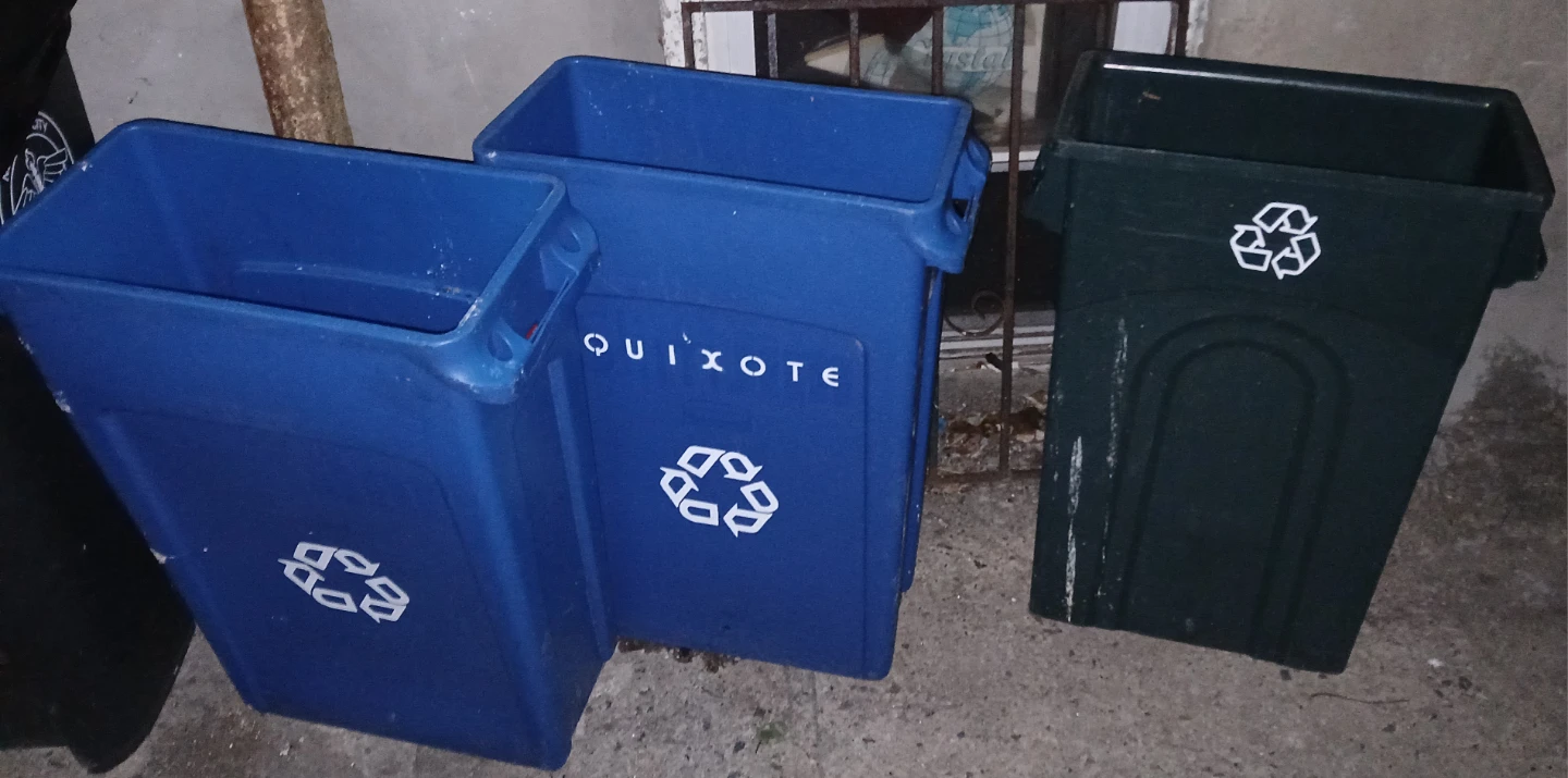 2 Blue Recycling Bins - 1 Cardboard $50 - photo 3