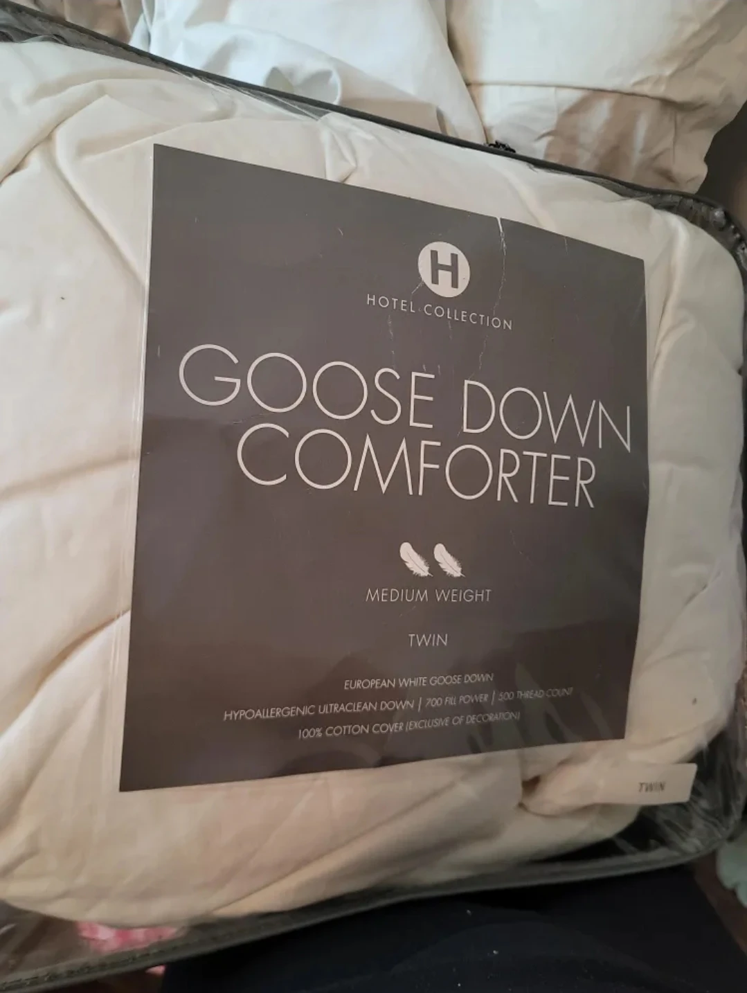 Hotel Collection Goose Down Comforter - Medium Weight Twin