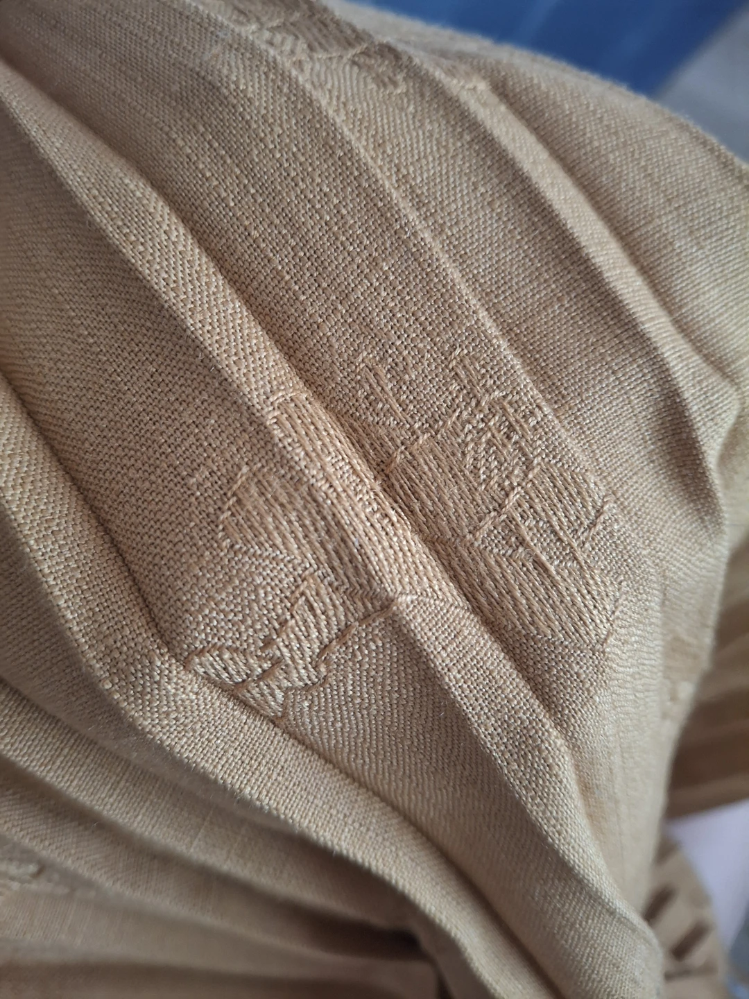 Vintage Airplane Pleated Skirt - Mustard - photo 4