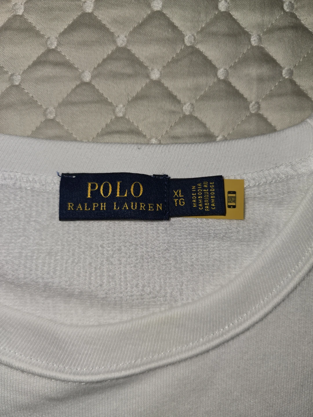 XL - Polo Ralph Lauren SUPER White Crewneck Sweatshirt  ( NEW) - photo 5