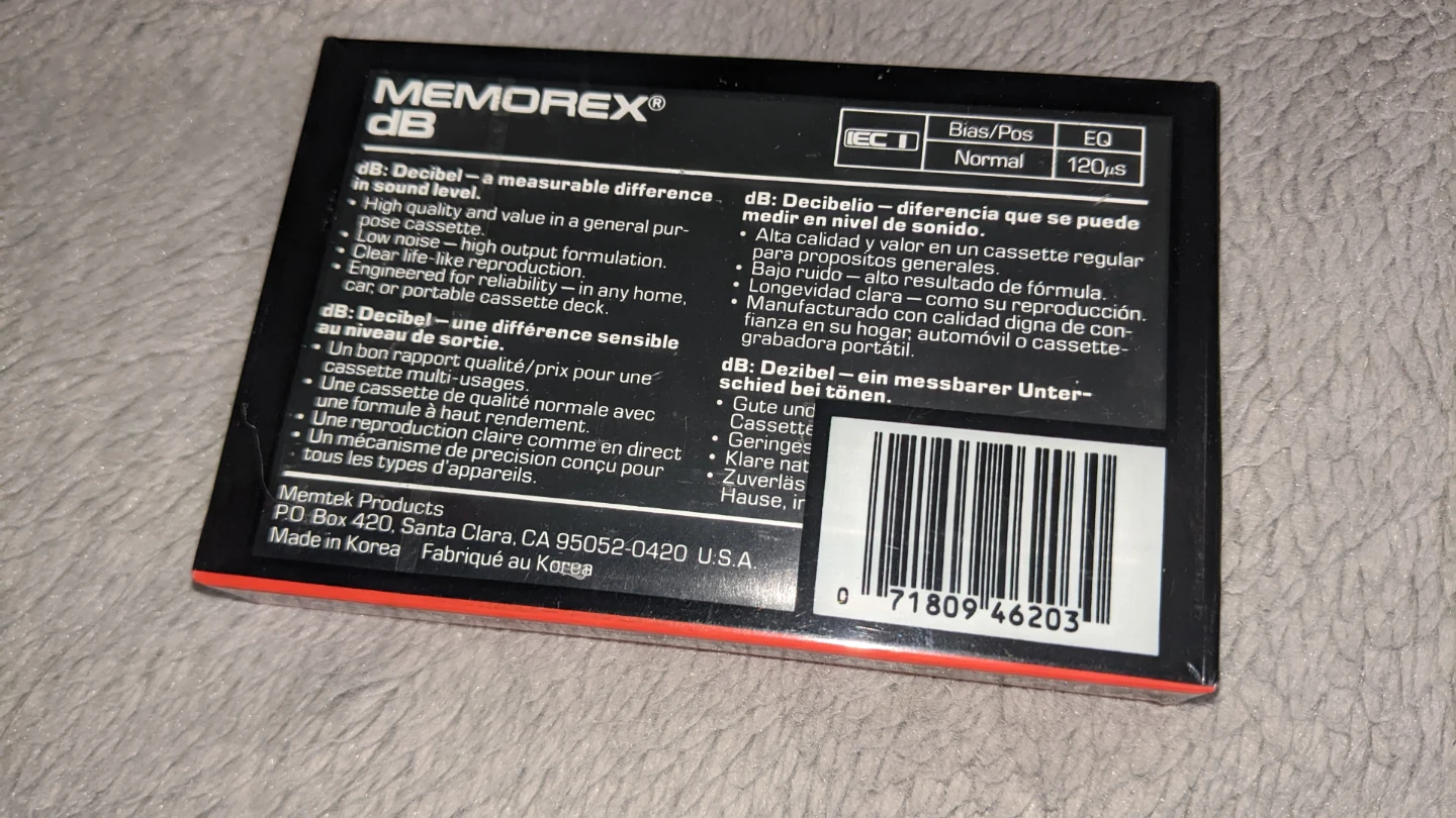 Memorex dB 60 Cassette 90m - photo 2