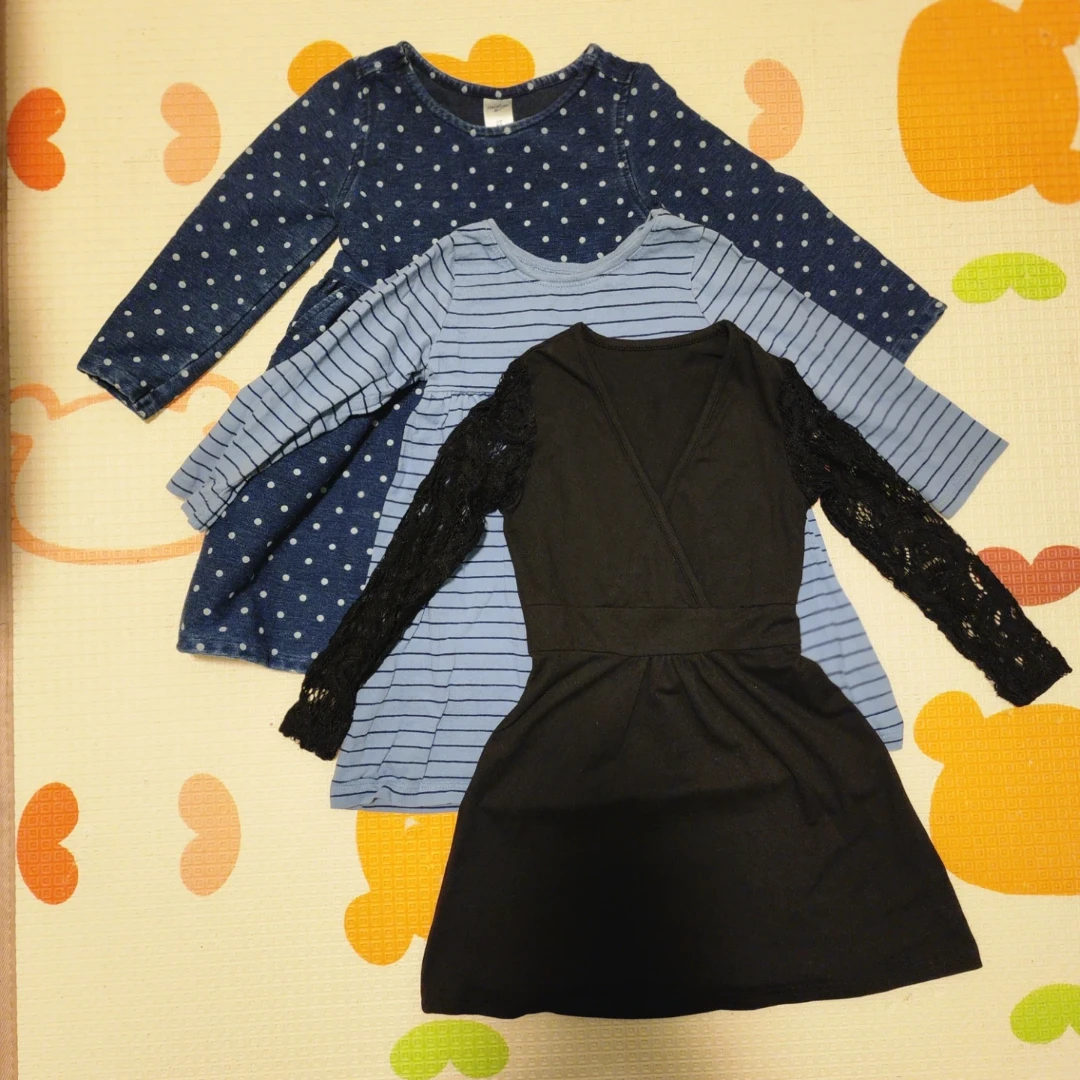 Bundle of 3 Girls' Dresses - 2T/3T