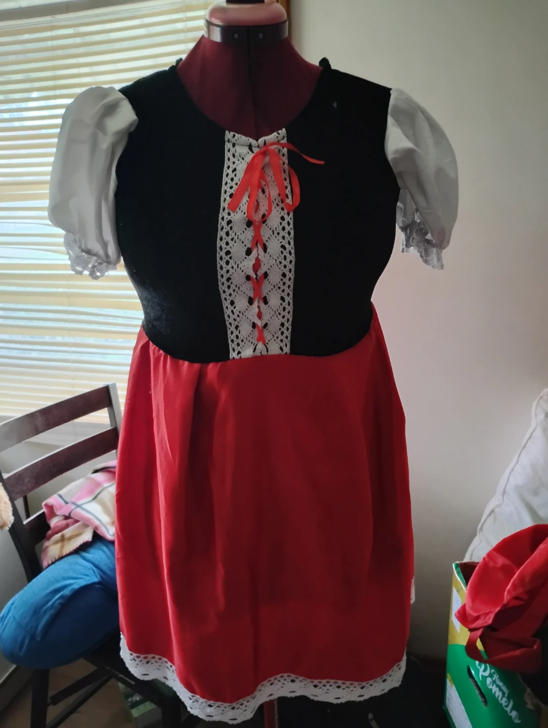 Little Red Riding Hood costume dress - photo 4