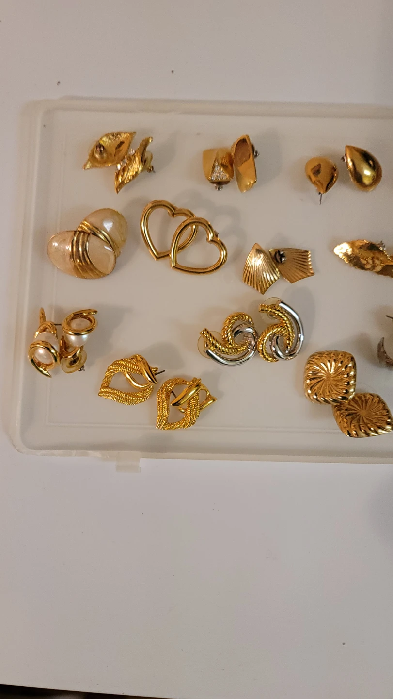 Assorted Gold-Tone Earrings (B)