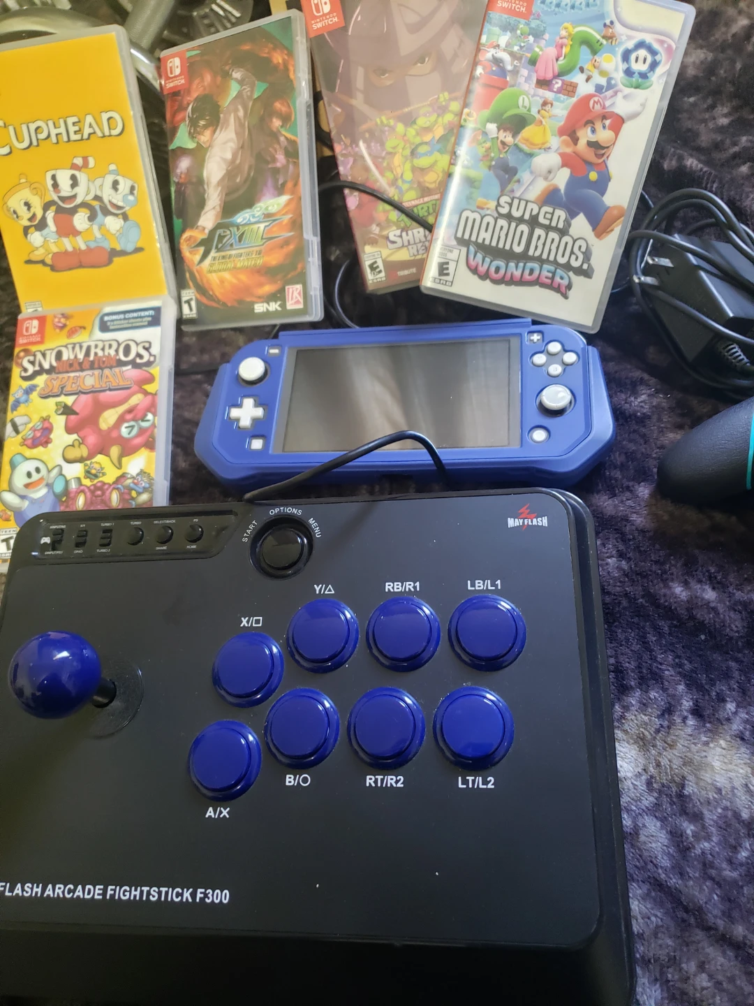 MAYFLASH Arcade Fightstick F300 & Nintendo Switch Games