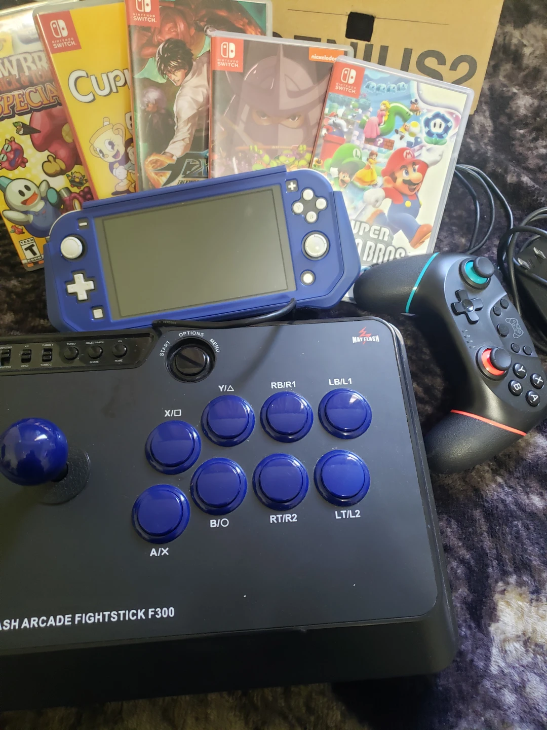 MAYFLASH Arcade Fightstick F300 & Nintendo Switch Games - photo 3