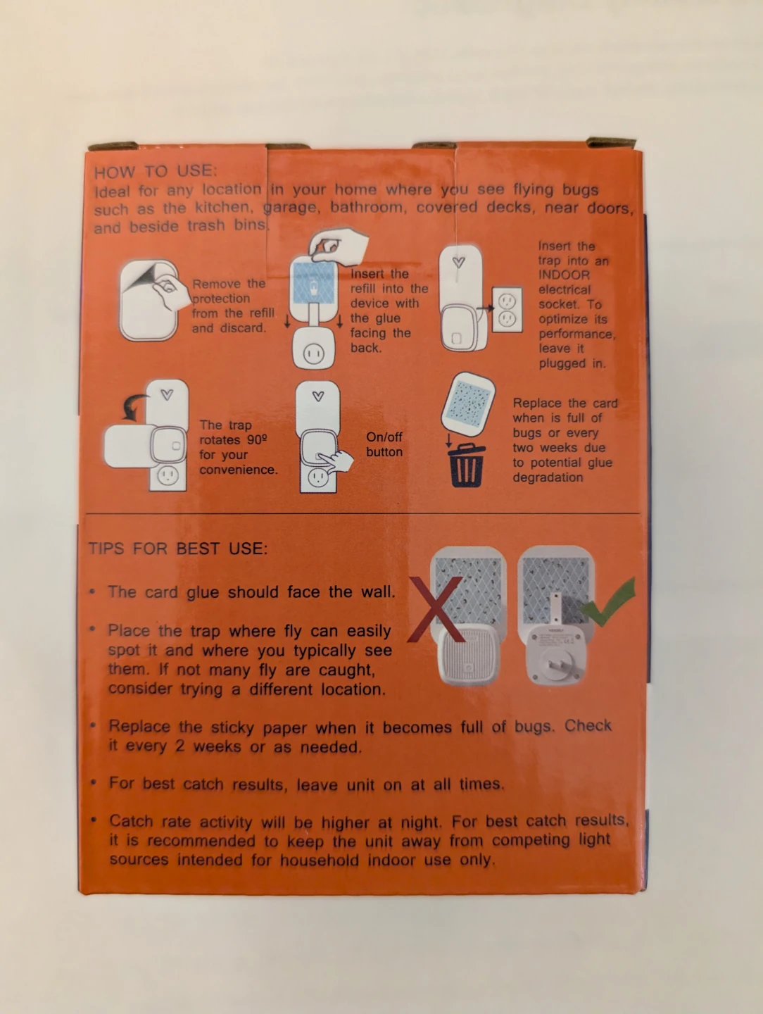 VEYOFLY Gnat & Fly Trap Indoor Device with 3 Refills - photo 3