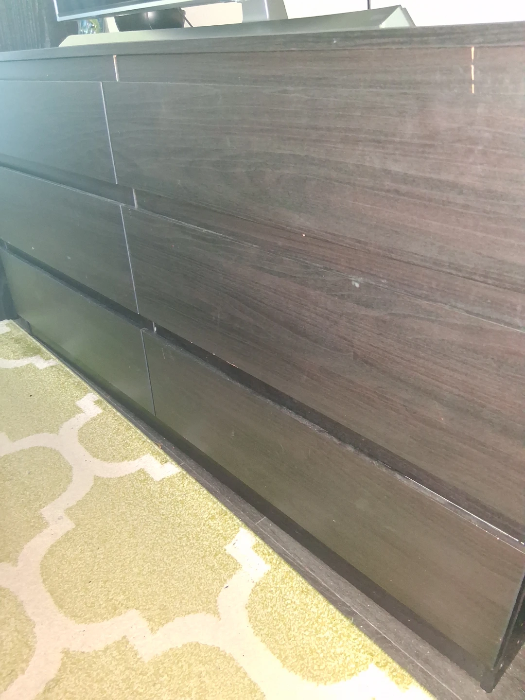 Dark Wood Dresser with 6 Drawers. IKEA - photo 2