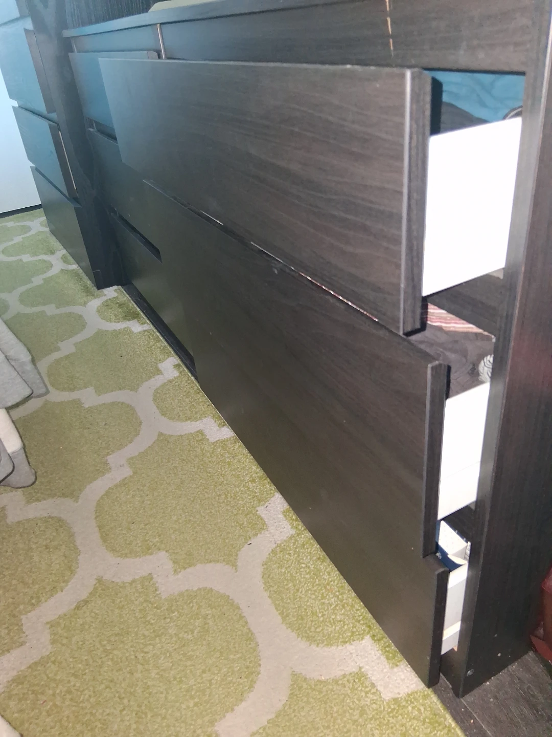 Dark Wood Dresser with 6 Drawers. IKEA - photo 3