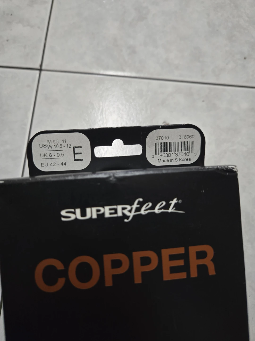 Superfeet Copper Insoles - Size E (US Men 9.5-11) - photo 2