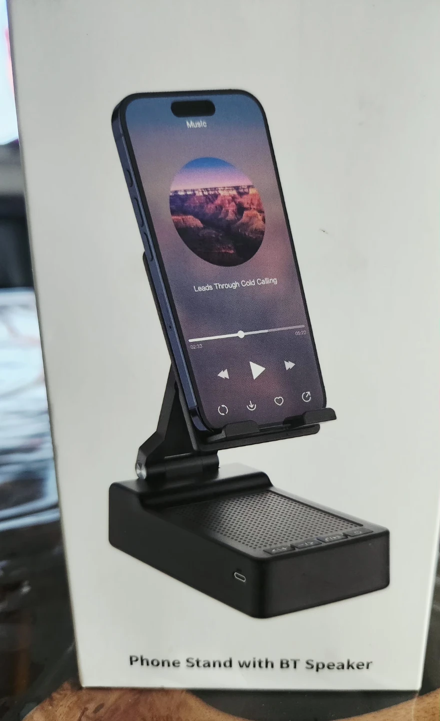Phone Stand with BT Speaker