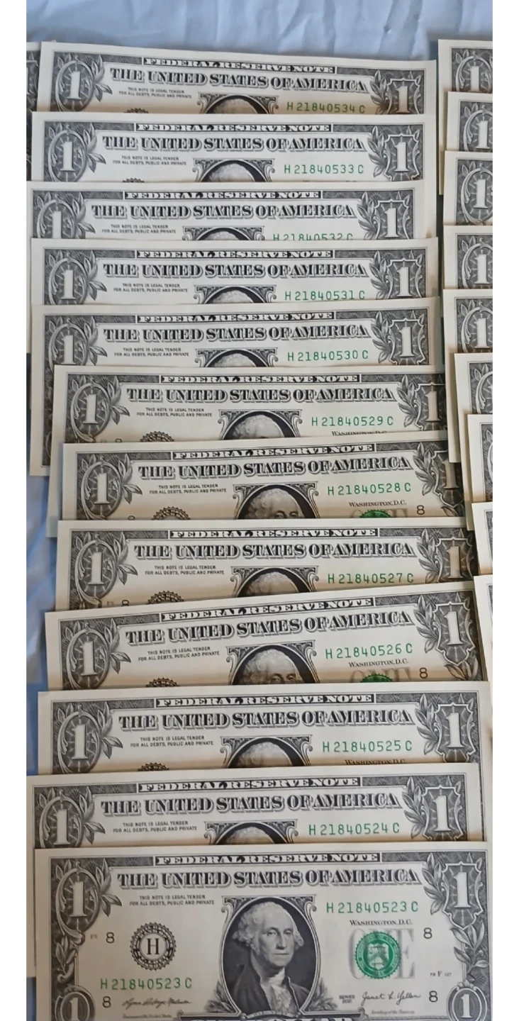 53 SEQUENTIAL & UNCIRCULATED $1 FEDERAL RESERVE NOTES - photo 3