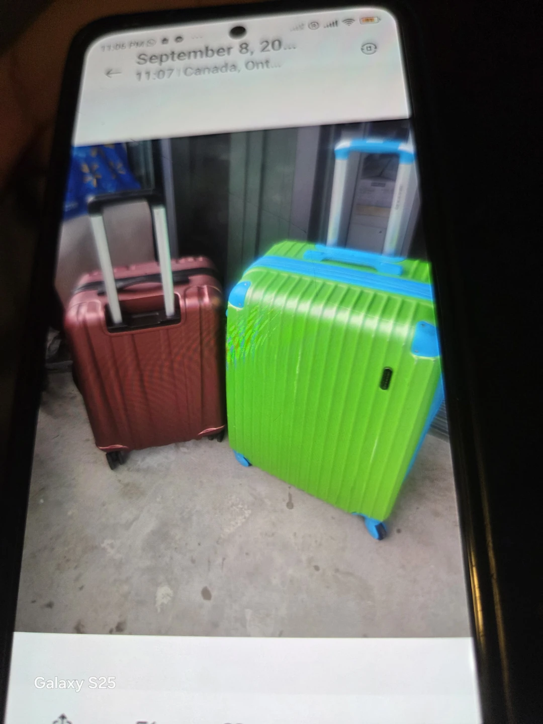 Traveling bags
