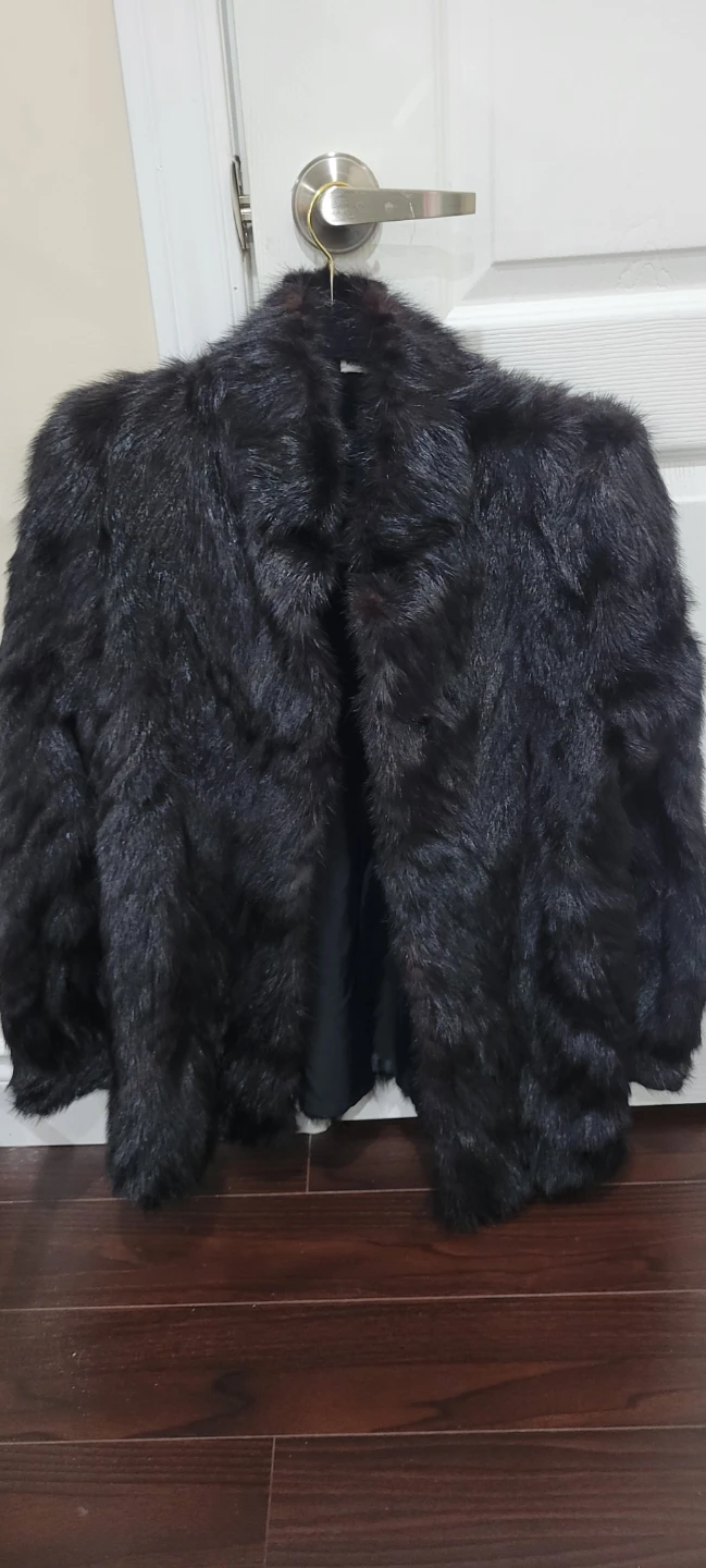 Pd Furs black genuine mink  Jacket