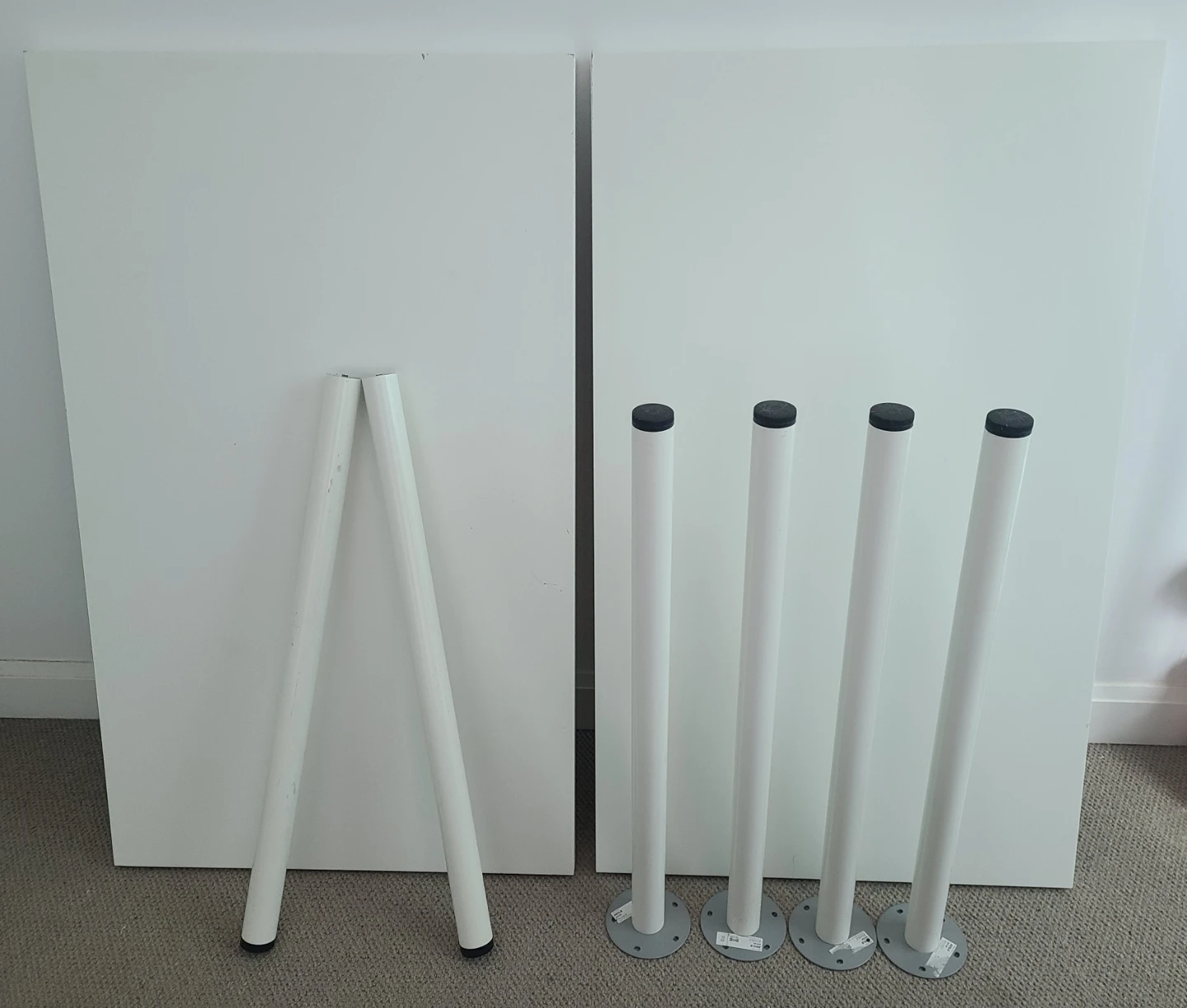 IKEA LINNMON Table Tops (100cmx60cm) and 6 ADILS Legs (+options)