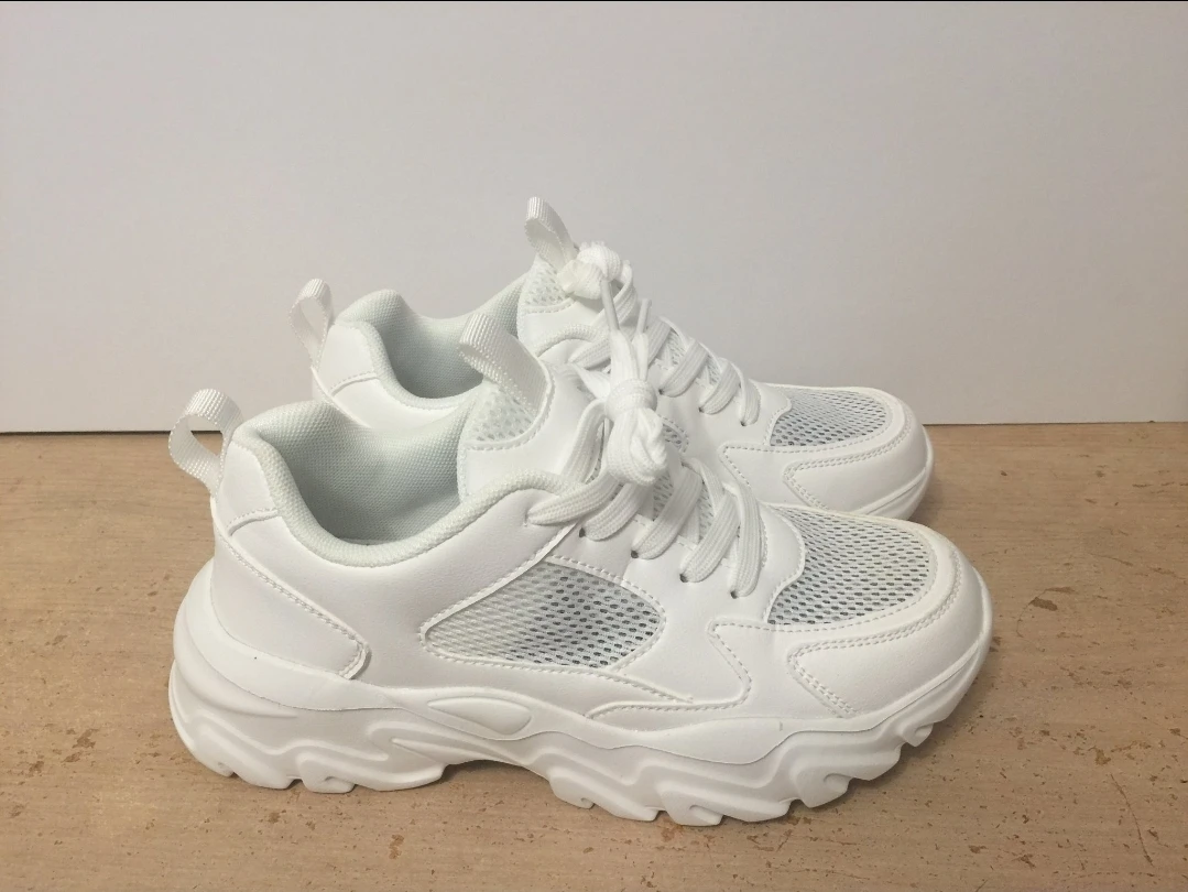 White Chunky Sneakers