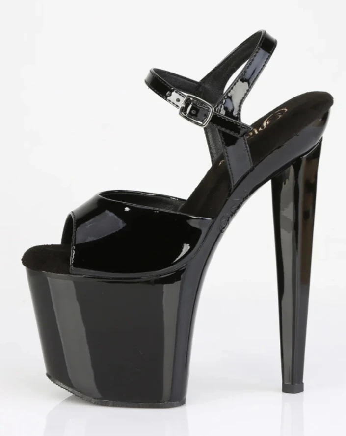 Pleaser Black Patent Platform Heels - photo 3