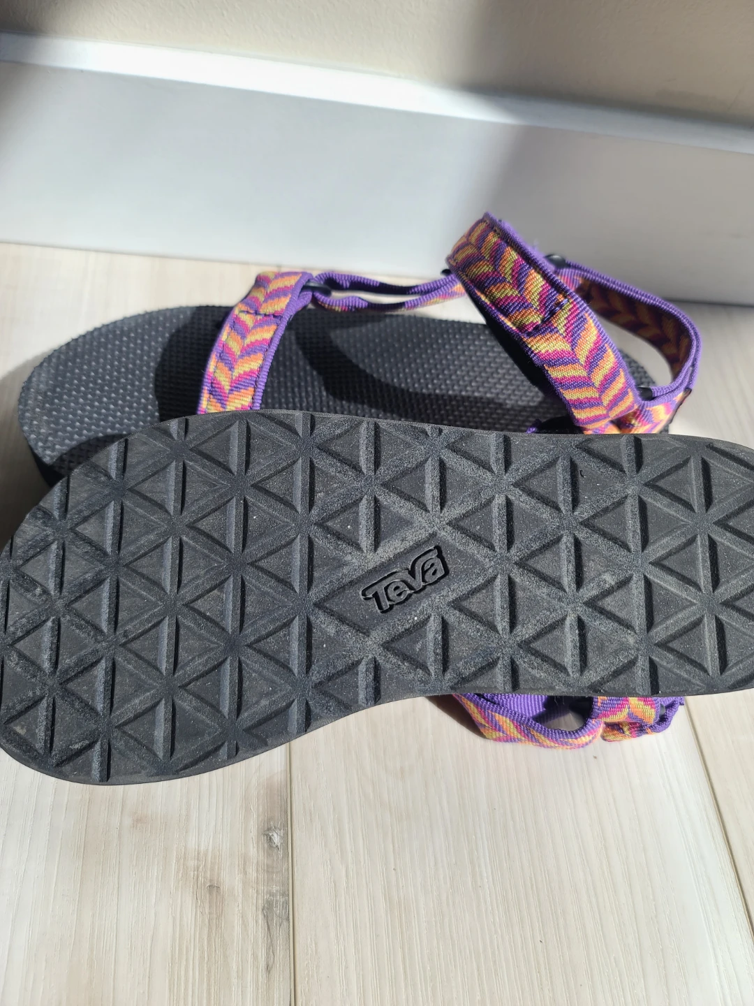 Teva Original Universal Sandals - Purple/Yellow/Pink Pattern - photo 5