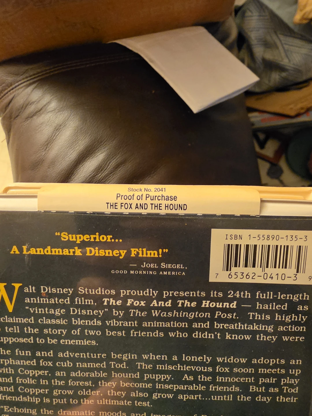 Walt Disney Classic The Fox and the Hound black edition new RARE - photo 5