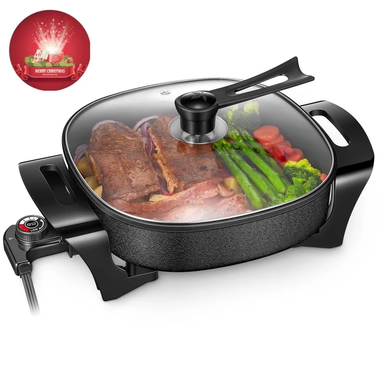 NEW In Box Electric Skillet with Lid
