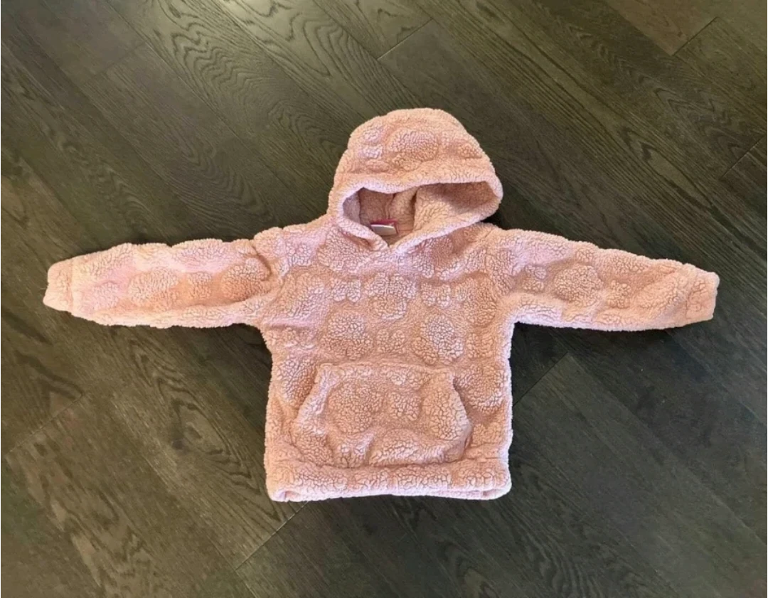 4T Minnie Fleece Hoodie - Pink