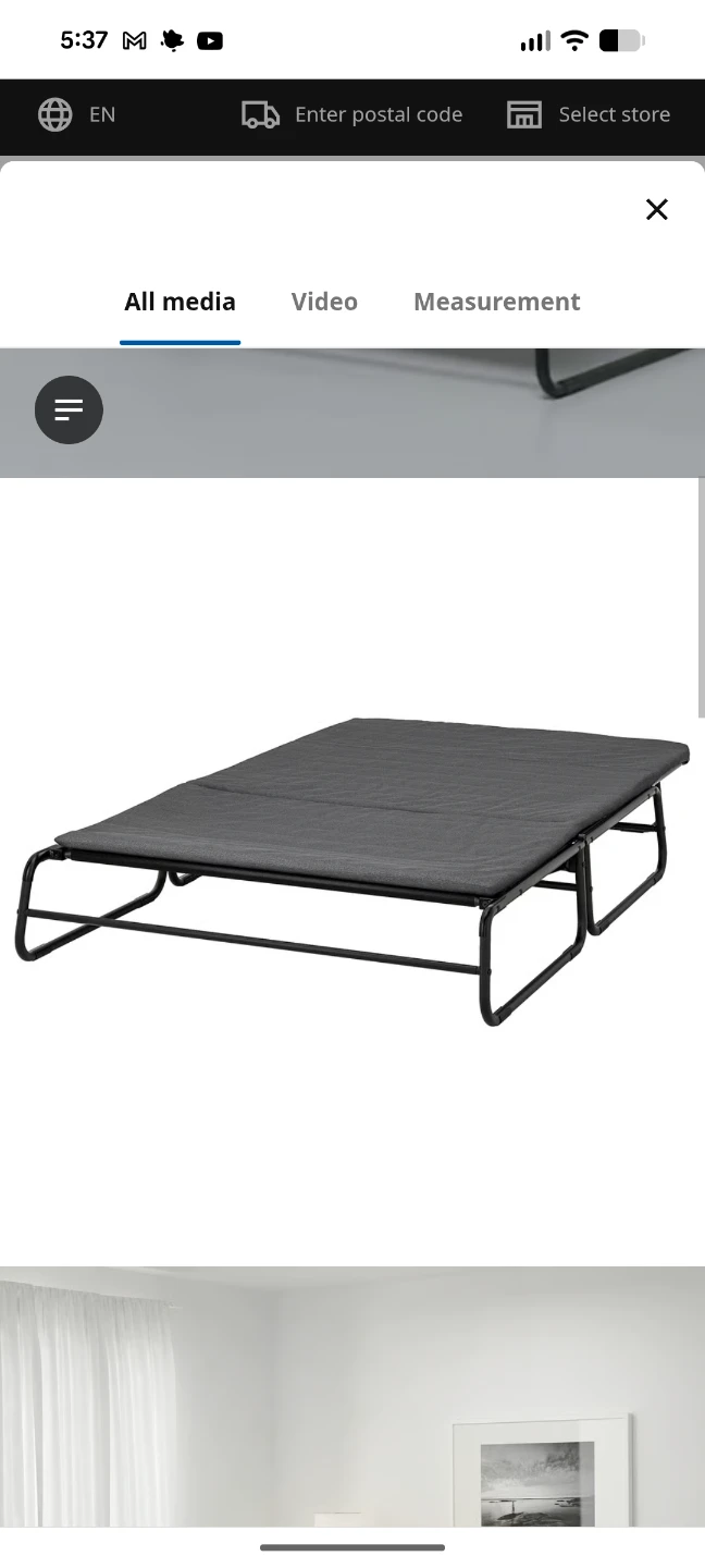 IKEA HAMMARN Sofa Bed - photo 2