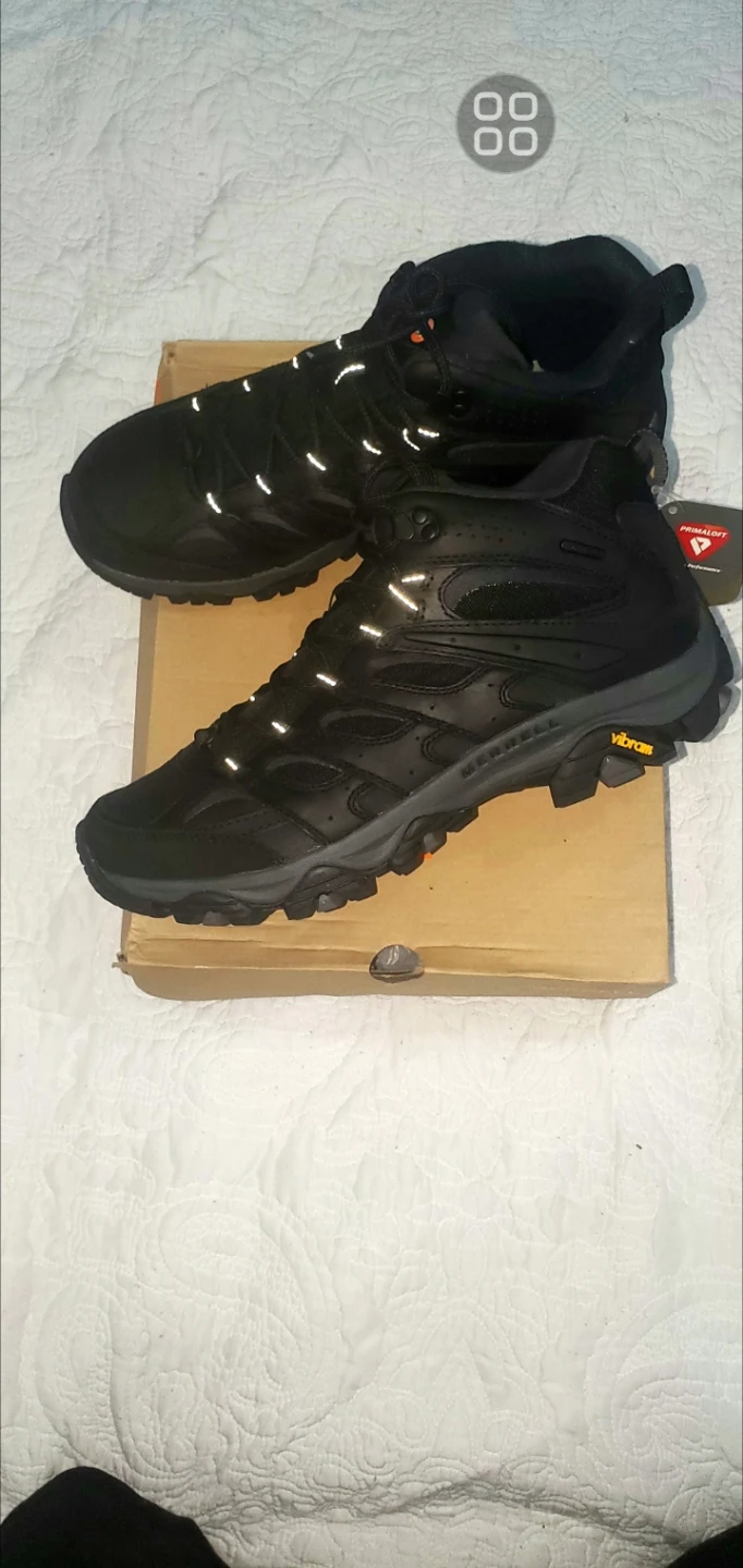 Merrell Moab 3 Mid Waterproof Hiking Boots - Black - photo 3