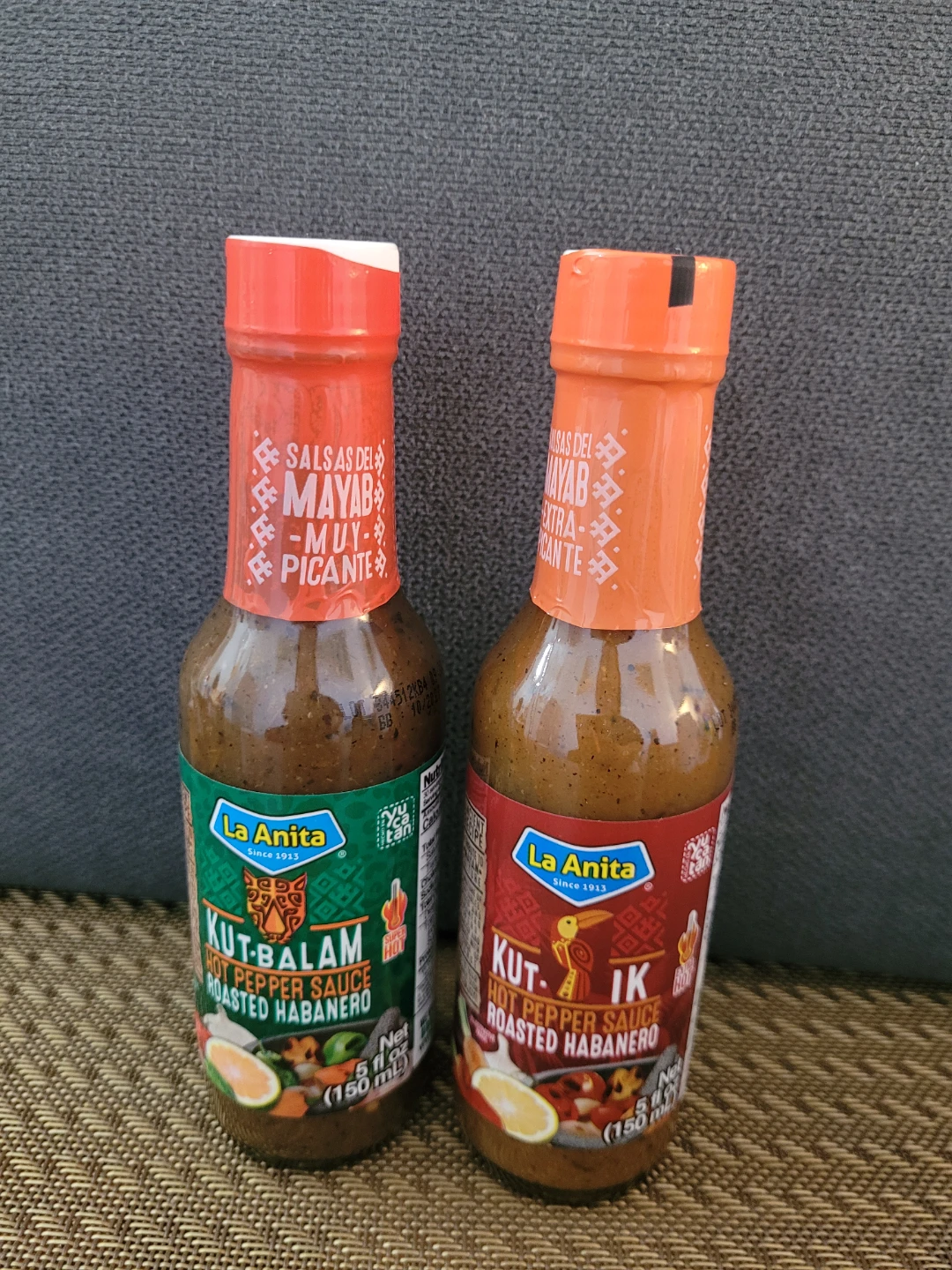La Anita Hot Pepper Sauce - Kut-Balam & Kut-IK (150ml each)