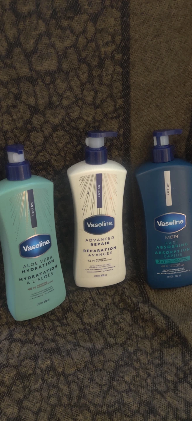 Vaseline Lotions - 3 x 600 mL