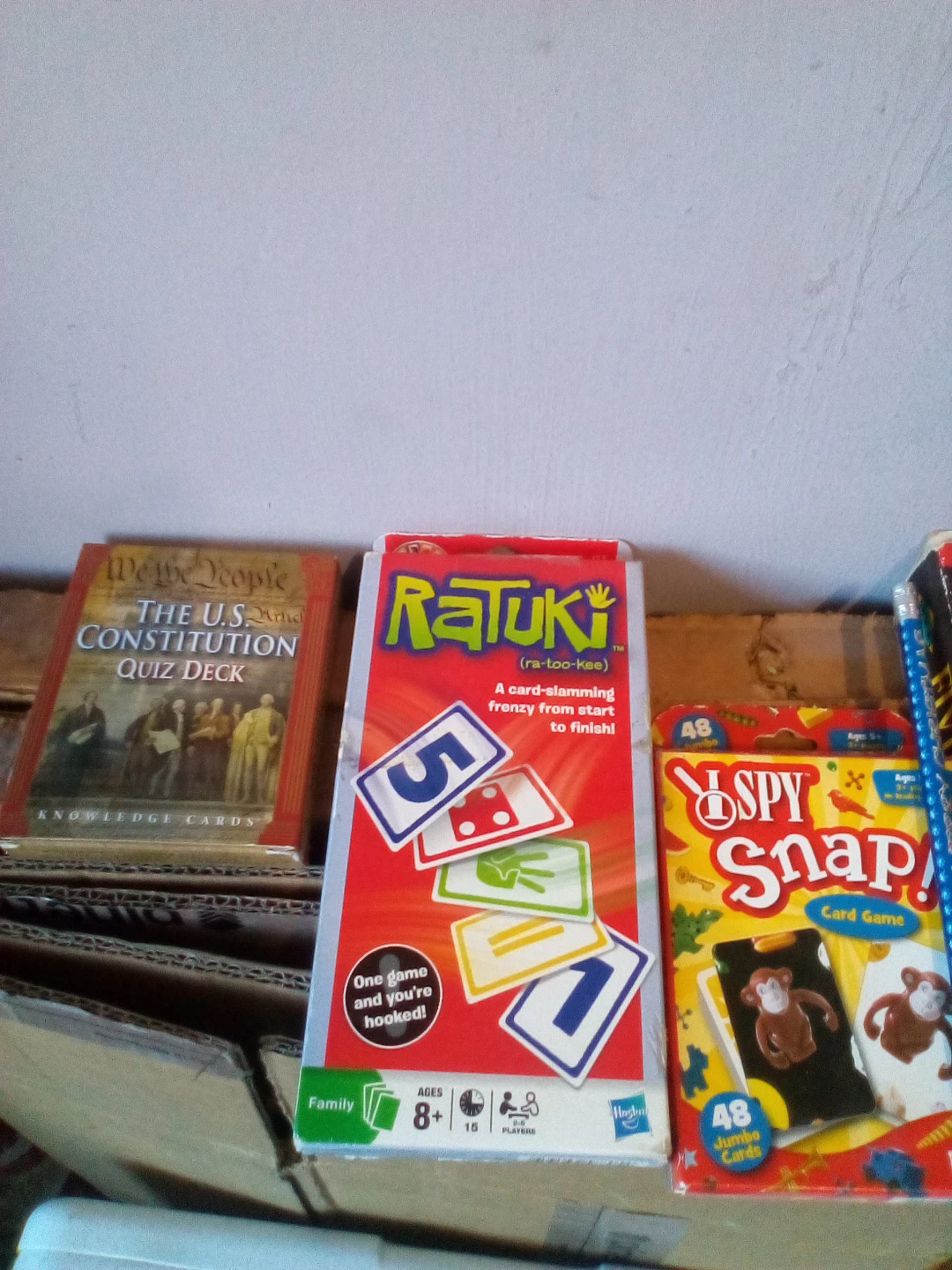 Assorted Card Games & Board Games