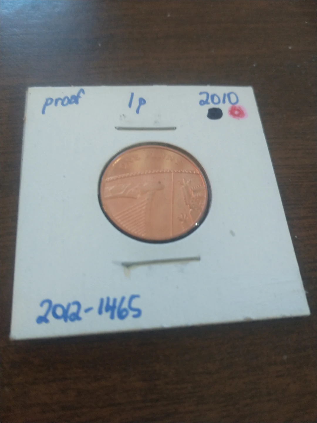 2010 UK Proof One Penny Coin - photo 2