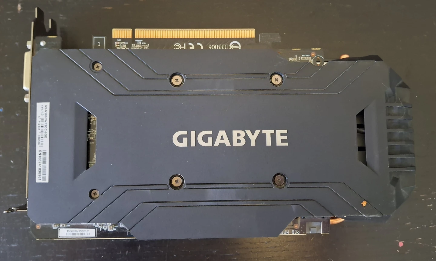 Gigabyte NVIDIA GTX 1060 graphics card - photo 2