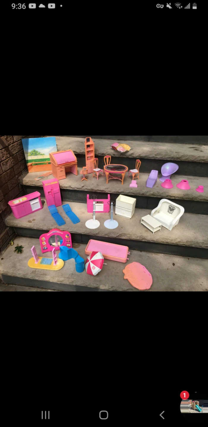 Vintage Barbie Furniture and Accessories