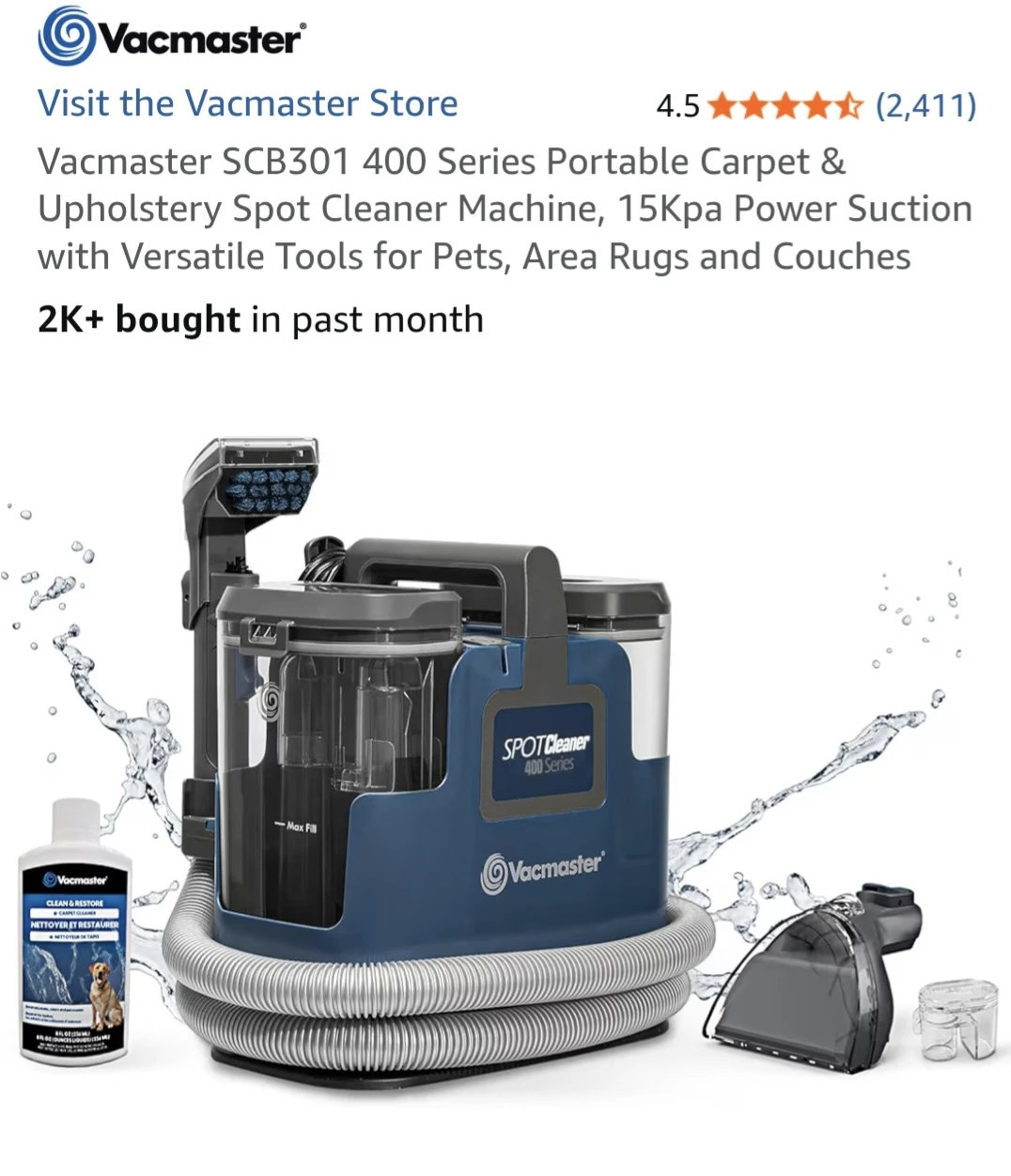 Portable Carpet & Couch Cleaner