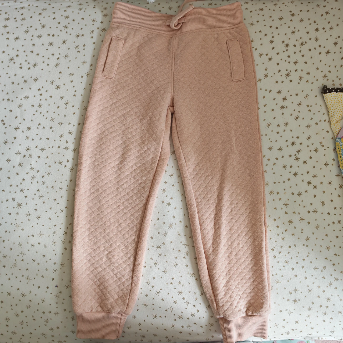 Mango Girls' Pink Quilted Jogger Pants - photo 2