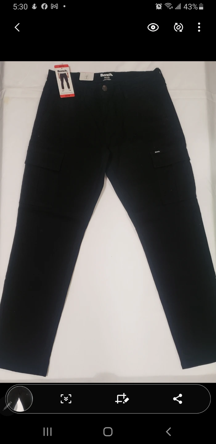 Brand new Bench Mens Black Pants 34/32 - photo 3