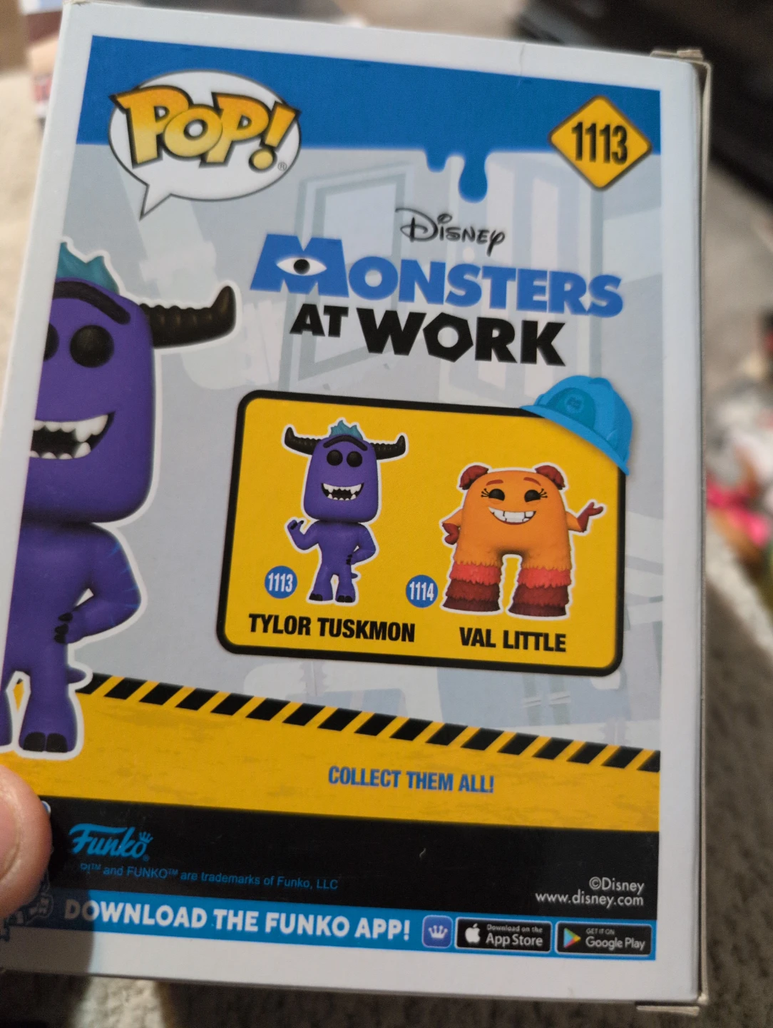 Funko Pop! Monsters at Work Tylor Tuskmon Vinyl Figure #1113 - photo 2