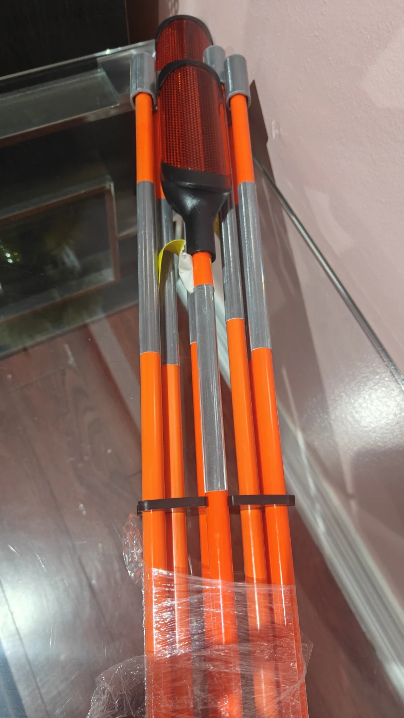 Orange Safety Stakes with Red Flashing Light - photo 4