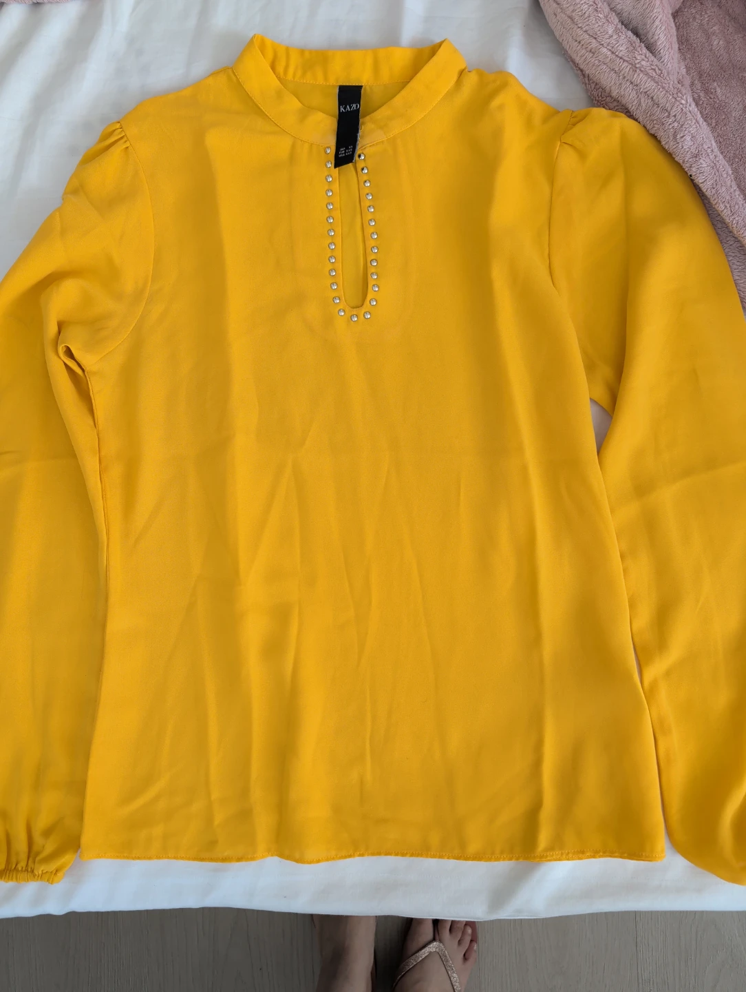 Kazo Yellow Blouse