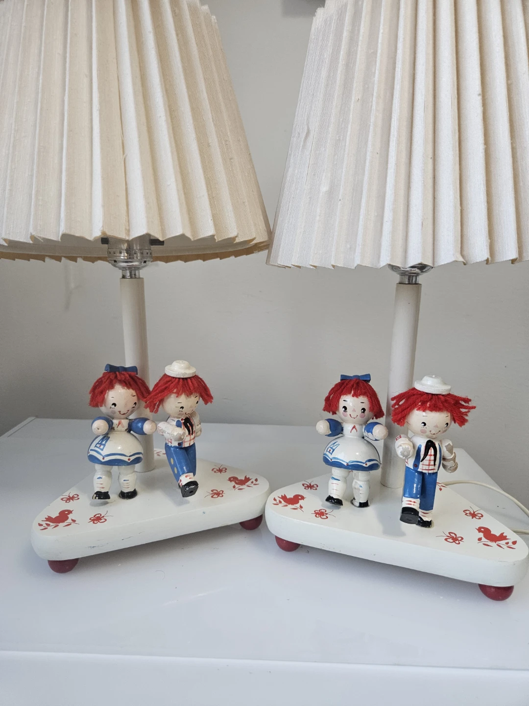 Vintage Raggedy Ann & Andy Lamps - Pair - photo 4