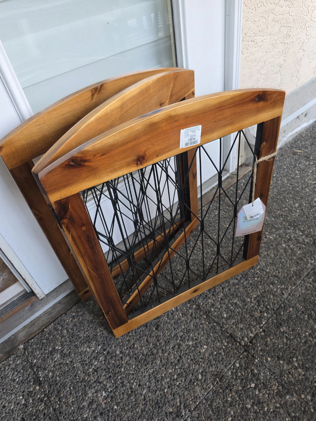 Homesense Wooden Window Pane Decor (Set of 2)