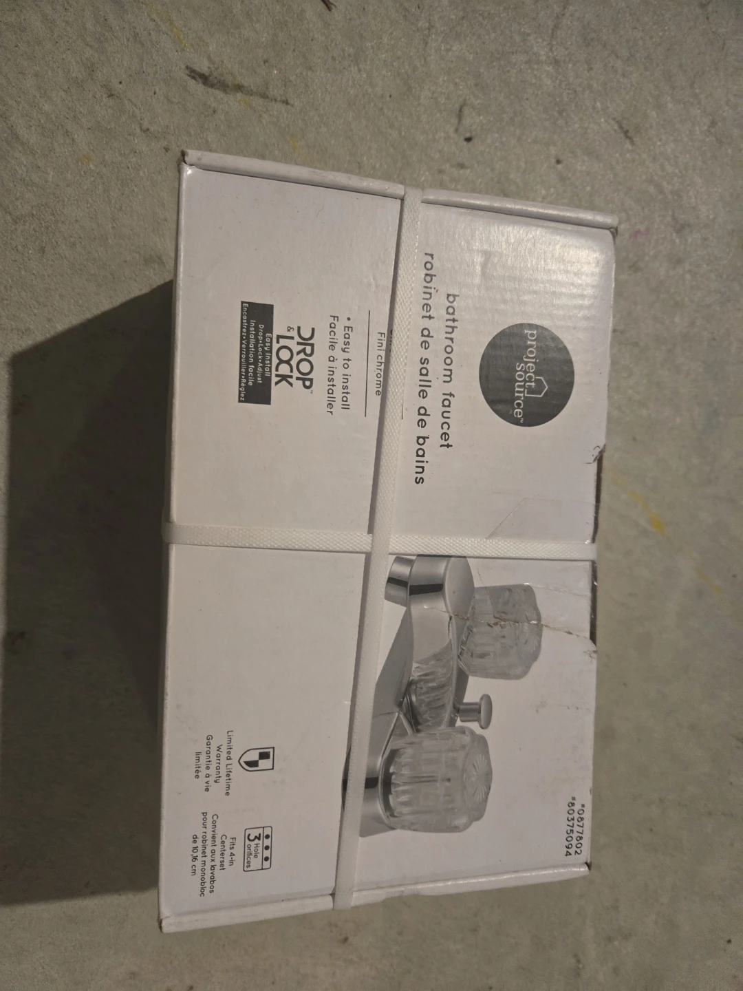 Project Source Bathroom Faucet - Chrome