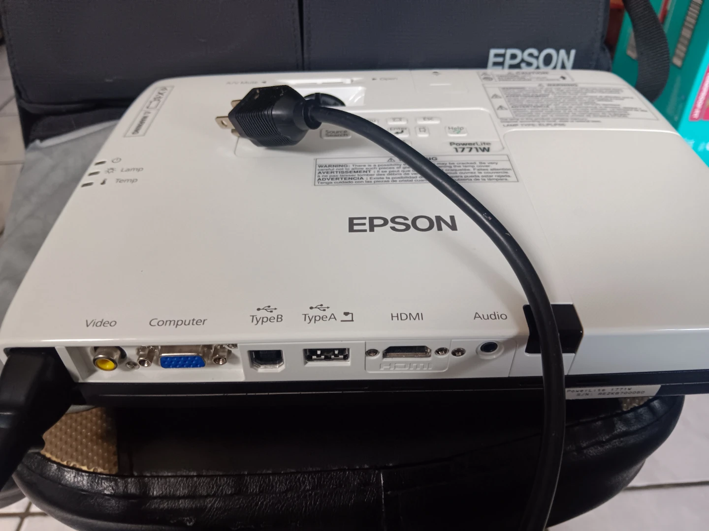 Epson PowerLite 1771W LCD Projector - photo 3