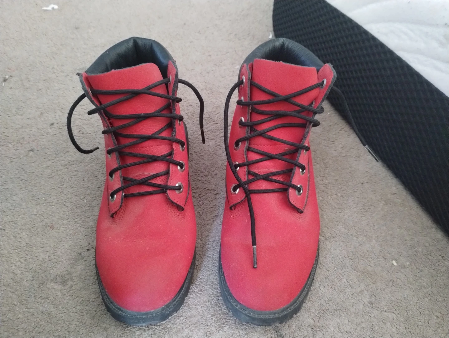 Timberland Red Suede size 6 US Boots