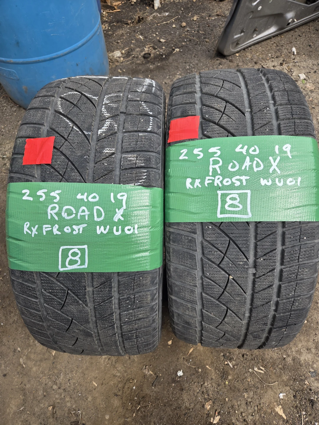 2 Tires Road X RX Frost 255/40R19