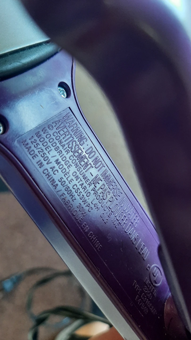 Conair Purple Straightener - photo 3