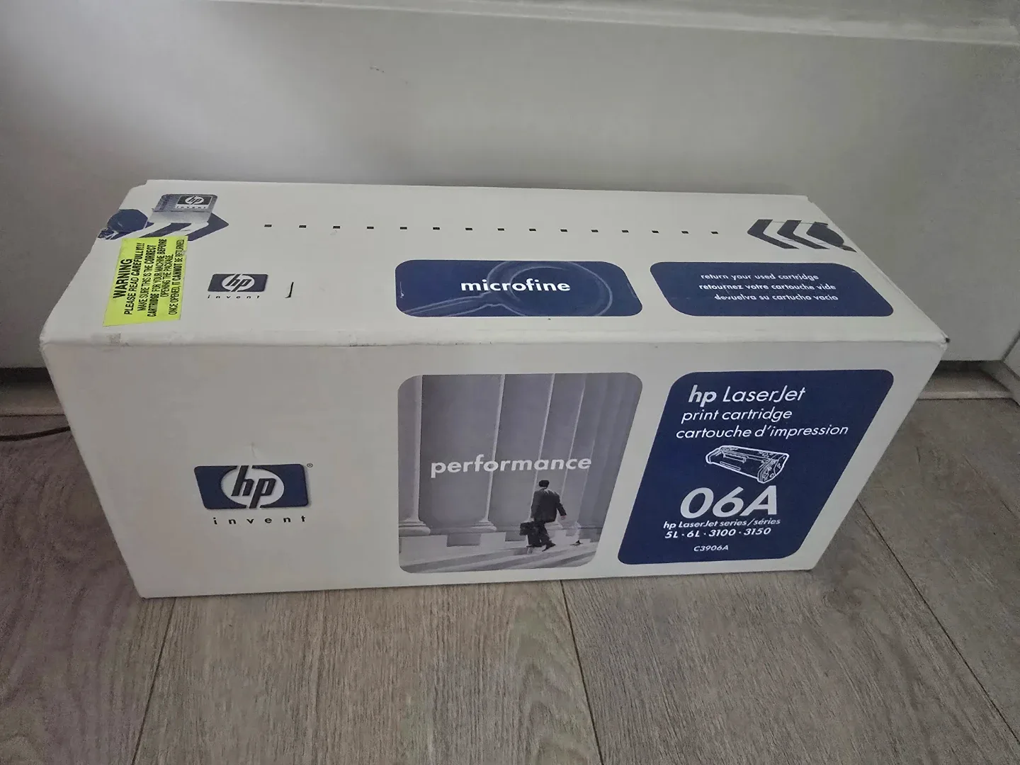 NEW! Genuine Original HP 06A HP C3906A Black Toner Cartridge - photo 2