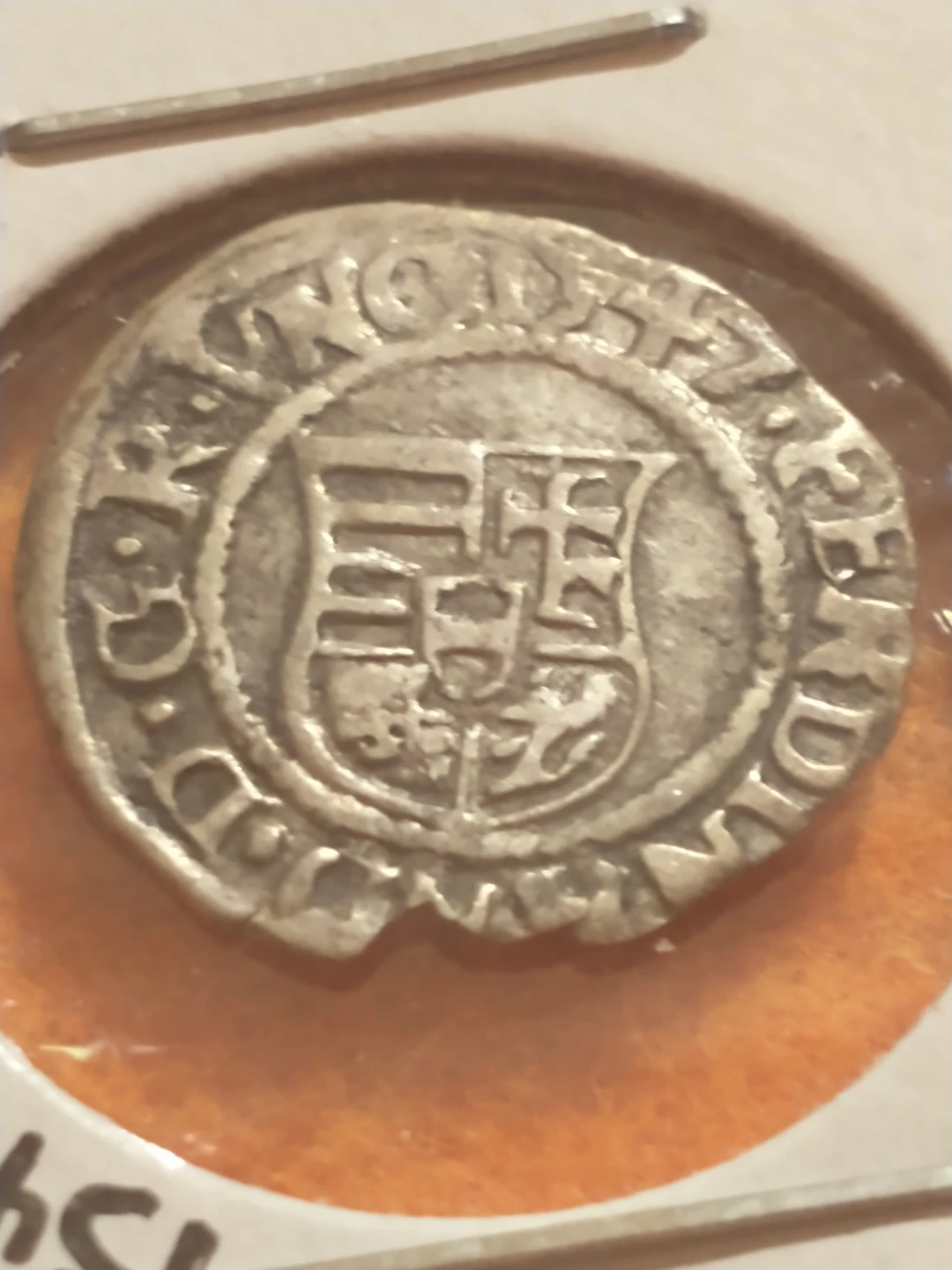 Beautiful! 1547 Hungary Ferdinand I silver denar