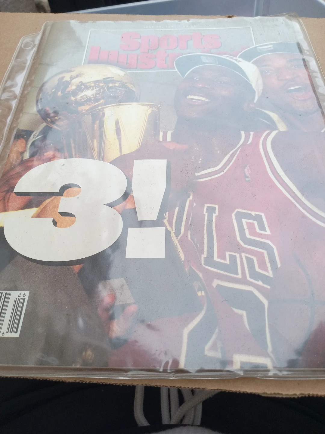 Sports Illustrated "3!" Michael Jordan Cover