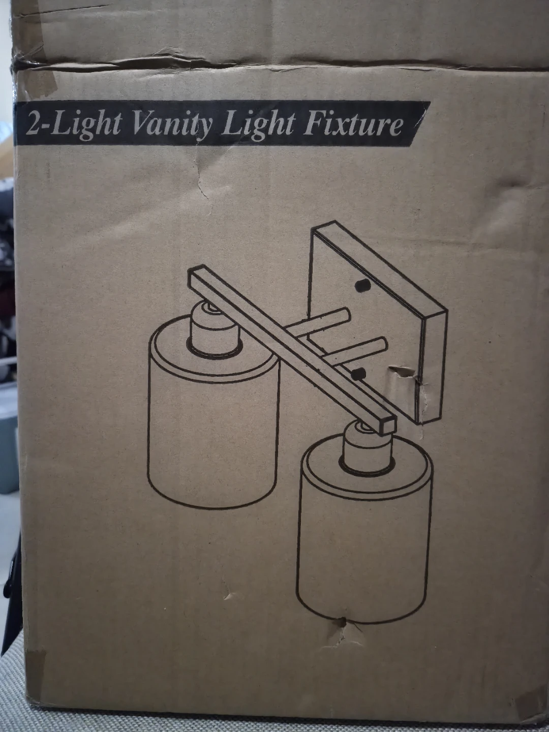 2-Light Vanity Light Fixture